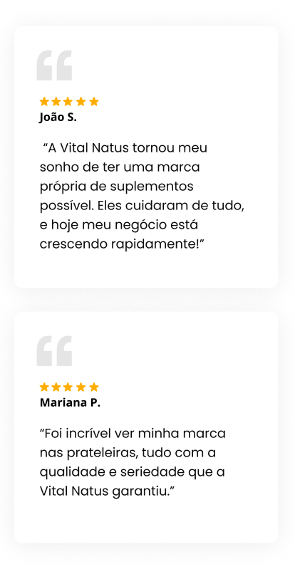 Depoimentos de sucesso